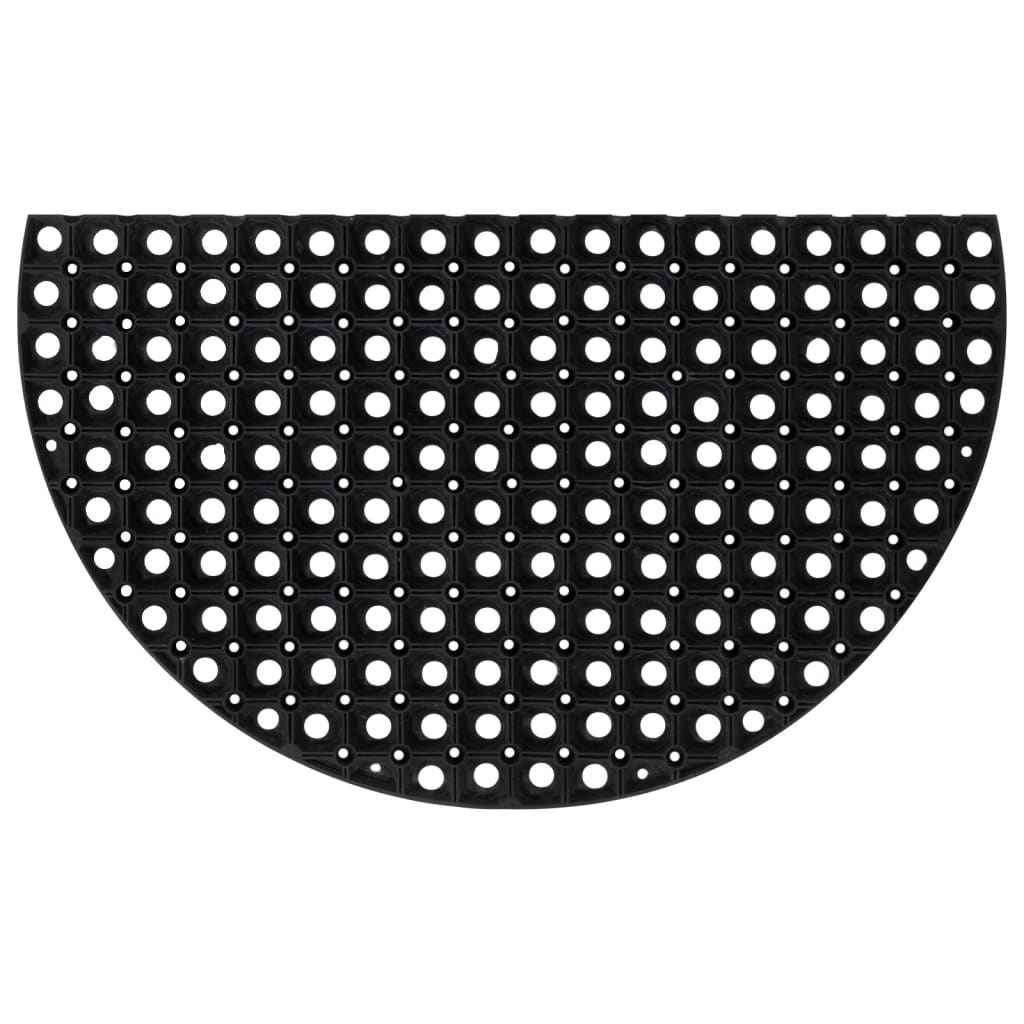 vidaXL Tapete de porta retangular 40x60 cm borracha